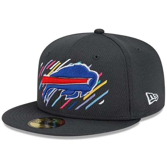 “RARE” New Era Buffalo Bills NFL Crucial Catch 59FIFTY Fitted - sz 7 1/2 RARE! - Picture 4 of 7